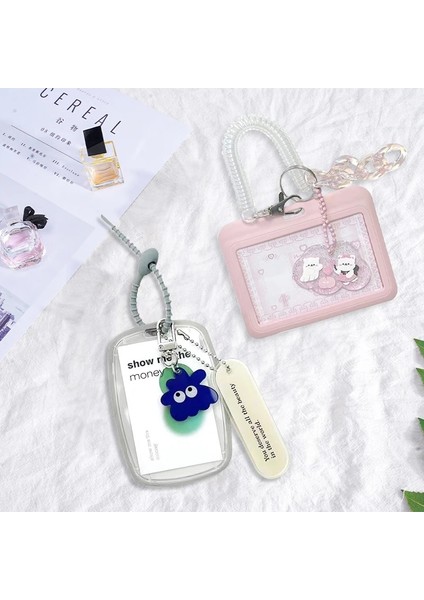 Gri Tarzı Otocard Tutucu Anahtarlık Kpop Okul Kırtasiye Ins Şeffaf Fotoğraf Kartı Tutucu Öğrenci Chaser Yıldız Bahar Kolye Yenı (Yurt Dışından) fiyatları