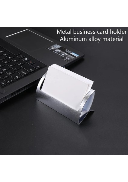 Simli Stil Lazer Kazınmış Logo Metal Kart Tutucu Not Ofis Ekran Masası Iş Sahipleri Masa Aksesuarları Standı Klip Not Klip Tutucu (Yurt Dışından) modelleri