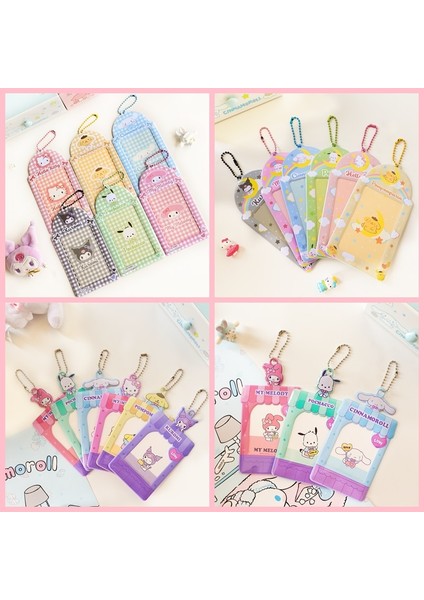 R Tarzı Kawaii Karikatür Karakterler Pvc Fotoğraf Kartı Tutucu Kpop 3 Inç Idol Fotoğraf Koruyucu Ekran Kollu Kolye Kore Kırtasiye Hediye (Yurt Dışından) fırsatları