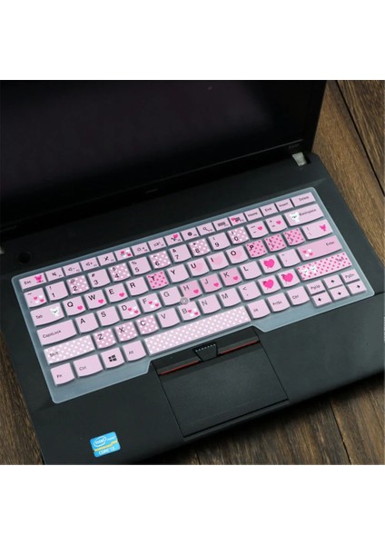 J Tarzı 14 ''silikon Su Geçirmez Anti-Toz Laptop Klavye Koruyucusu Lenovothinkpad Dizüstü Klavyesi Kapak Ofis Malzemeleri Masa Seti (Yurt Dışından)