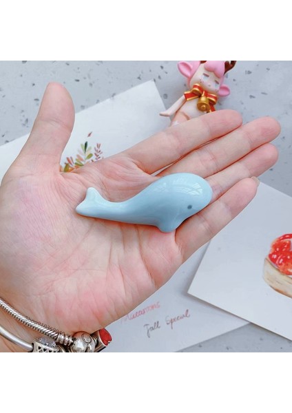 No.12 Tarzı Sevimli Seramik Fırça Kalem Tutucu Animalfruit Kalem Standı Ekran Standı Paleti Suluboya Guaj Akrilik Boyama Sanat Malzemeleri (Yurt Dışından)