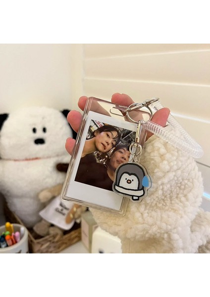 Kaplan Stili Mınkys Yeni Varış Kawaii Köpek Akrilik Şeffaf Kpop Fotoğraflı Tutucu Fotoğraf Kartı Idol Tutucu Kolye ile Kollu Toplamak (Yurt Dışından) fırsatları