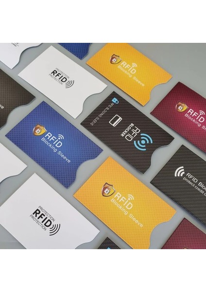 G 10 Adet Tarzı Anti Rfid Cüzdan Engelleme Okuyucu Kilidi Banka Kartı Tutacağı Kimlik Banka Kartı Kılıf Koruma Metal Kredi Kartı Tutacağı Alüminyum (Yurt Dışından) fiyatları