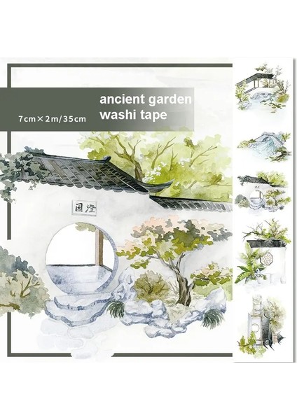 Karışık Renk Stili Washi Bant 2 M Rulo Özel Yağ Manzara Japon Kağıt Dekoratif Çıkartmalar Şerit Okul Kırtasiye Malzemeleri (Yurt Dışından) fiyatları
