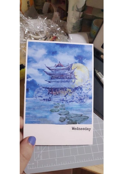 Karışık Renk Stili Washi Bant 2 M Rulo Özel Yağ Manzara Japon Kağıt Dekoratif Çıkartmalar Şerit Okul Kırtasiye Malzemeleri (Yurt Dışından) indirimleri