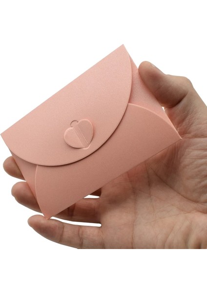 Pembe Kırmızı Stil Mini Renkli Zarf Kalın Karton Küçük Katlanabilir Kendi Başına Yap Kağıdı Zarflar Kendinden Kilitleme Toka Mektup Hediye Kartı Kapağı (Yurt Dışından) indirimleri