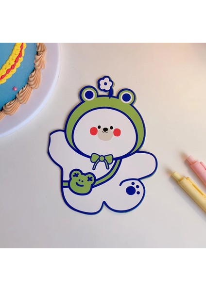 Bordo Tarzı Mınkys Yeni Varış Lot Kawaii Ayı Tavşan Dilek Hediye Kartı Zarf Tebrik Kartı Festivali Hediye Kartı Okul Kırtasiye (Yurt Dışından)