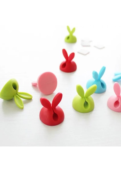 Yeşil Stil 4 Adet Çanta Sarıcı Sarma Kablosu Kablo Saklama Masası Seti Tavşan Şekilli Tel Tutucu Organizatör Uzay Tasarruf Masası Aksesuarları Ofis Kaynağı (Yurt Dışından) indirimleri