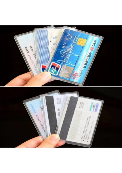 C Stili Vc Kimlik Kartı Tutucu Lastik Koruyucu Kart Kılıfı Öğrenci Kredi Kartı Kartvizit Kapağını Korumak Şeffaf Koruyucu Kapak (Yurt Dışından) modelleri