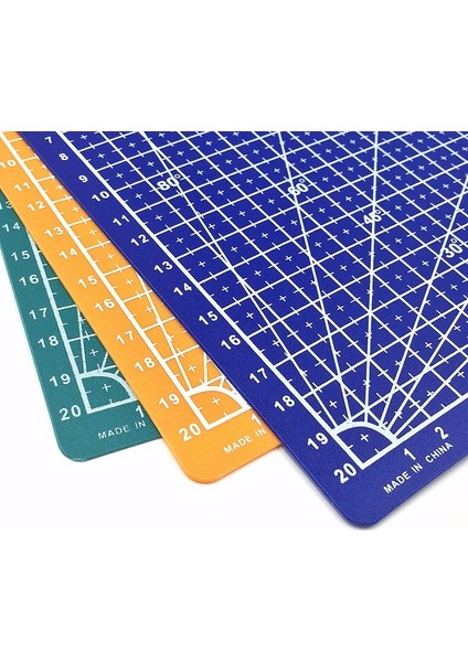 Mavi Stil Oyma Tahtası Kesme Matı A4 Pad 3 Renk Çift Taraflı Kesme Pedi (Yurt Dışından) fiyatları