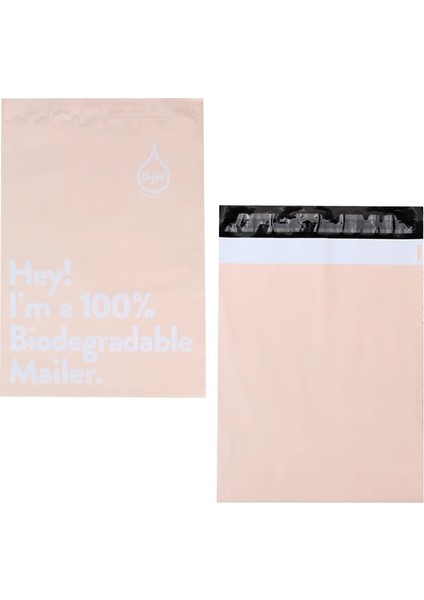 25X33X4CM 50 Adet Tarzı Çok Yeni 100% D2W Biyobozunur Kurye Çanta Giyim Paketi Ekspres Çanta Posta Posta Çantası Su Geçirmez Kendinden Mühürlü Çanta Çanta (Yurt Dışından) fırsatları