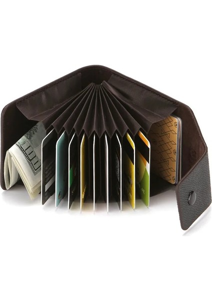 Pembe Tarzı Çok Fonksiyonlu Kart Kol Erkek ve Kadın Hakiki Deri Kılıf Iş Kimlik Kredi Kartı Cüzdan Tutucu Cep Organizatör (Yurt Dışından) indirimleri