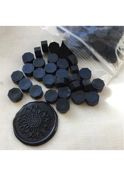 Siyah Stil Lot Vintage El Yapımı Damga Balmumu Tablet Hap Boncuk Zarf Parti Düğün Davetiyesi Damgalama Dıy Noel Sızdırmazlık Balmumu (Yurt Dışından)