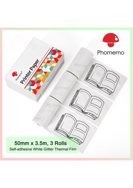 Stil 15 Stil Phomemo M02 Fotoğraf Yazıcısı Için Kendinden Yapışkanlı Termal Kağıt SM02PRO Kablosuz Taşınabilir Termal Yazıcı Için Etiket Kağıtları (Yurt Dışından)