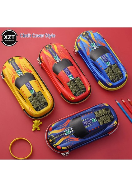 E Tarzı 3D Araba Yarışı Kalem Kutuları Cartoool Çocuklar Için Kalem Kutusu Kırtasiye Kutusu Eva Plastik Kalem Kutusu Çocuk Sevimli Kalem Çantası Hediyeler (Yurt Dışından) fırsatları