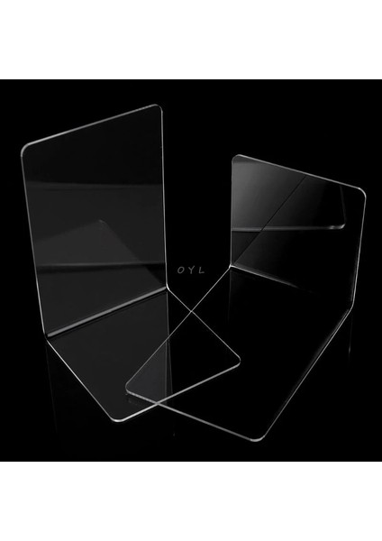 S Tarzı Lear Akrilik Kitap Ayracı L Şeklinde Masa Düzenleyici Masaüstü Kitap Tutucu Okul Kırtasiye Ofis Aksesuarları (Yurt Dışından) fırsatları