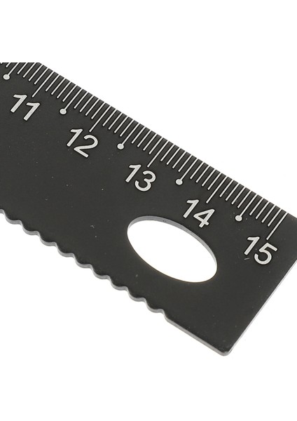 Siyah Stil 4 Paket Geometri Seti Metal Üçgen Cetvel Iletki Dik Açı Alet Seti Matematik Iletki Okul ve Ofis Malzemeleri (Yurt Dışından)