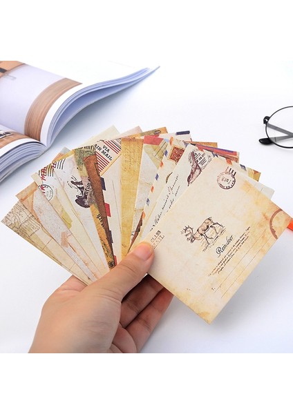 Lot Mini Vintage Retor Kağıt Zarf Düğün Mektubu Davetiyeleri Için Sevimli Kawaii Küçük Bebek Hediye Zanaat Zarflar (Yurt Dışından)