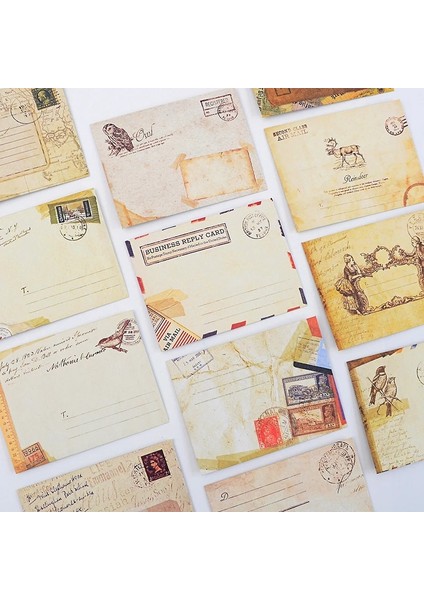 Lot Mini Vintage Retor Kağıt Zarf Düğün Mektubu Davetiyeleri Için Sevimli Kawaii Küçük Bebek Hediye Zanaat Zarflar (Yurt Dışından) fırsatları