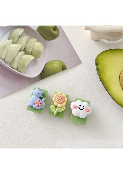 H Tarzı 1 Adet Yeni Şarj Kablosu Bite Koruyucu Veri Hattı Kablosu Sevimli Karikatür Yumuşak Tpu Kapak Apple Android Için Tip-C USB Kablo Düzenleyici (Yurt Dışından) modelleri