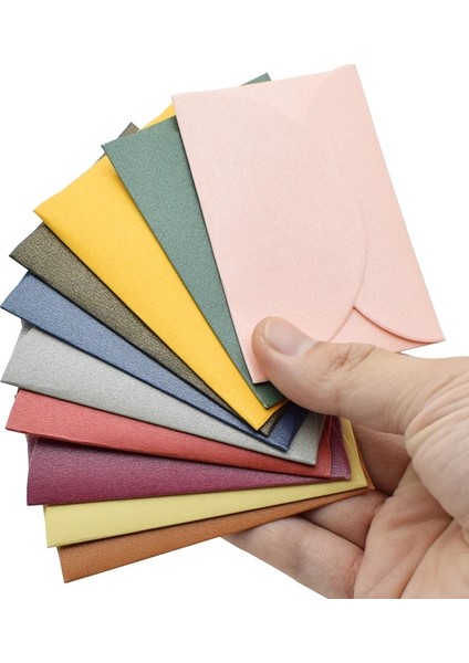 Altın Bronz Tarzı Mini Küçük Zarf Küçük Retro Renkli Kağıt Zarflar 9*6 cm Mektup Düğün Davetiyesi Tebrik Kartları Tutucu Hediye (Yurt Dışından) fiyatları