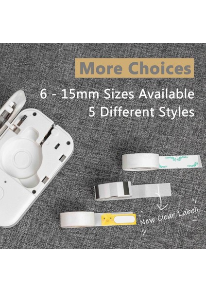 DP-P02 Stili D30 Taşınabilir Termal Bluetooth Etiket Makinesi Için Phomemo Yapışkanlı Desen Etiketleri D30 Termal Baskı Etiket Kağıdı, 3 Rulo (Yurt Dışından)