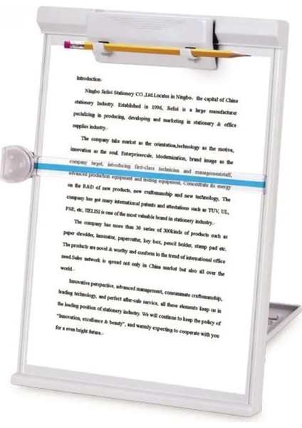 Plastik Ayarlanabilir Bilgisayar Belge Tutucu Kitap Raf Standı Okuma Yazma Çerçeve Kitap Ayracı Tarif Raf Katlanır Tutucu Organizatör (Yurt Dışından)