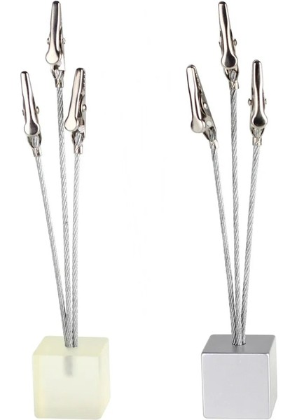 Gümüş Tarzı 1 Adet Küçük Küp Kart Sahibinin 3 Klipler Metal Not Defteri Defteri Fotoğraf Kelepçeleri Standı Kawaii Kırtasiye Ofis Masası Organizatör (Yurt Dışından) fiyatları
