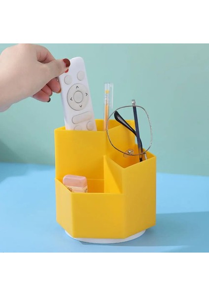 Mavi Stil Büyük Kapasiteli Kalemlik Öğrenci Kırtasiye Malzemesi Saklama Kutusu 360 Derece Rotasyon Yaratıcı Eğik Plastik Kırtasiye Malzemesi Saklama Kutusu (Yurt Dışından) fiyatları