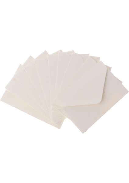W Stili Lot Klasik Beyaz Siyah Kraft Boş Mini Kağıt Pencere Zarfları Düğün Davetiyesi Zarfı Hediye Zarfı (Yurt Dışından)