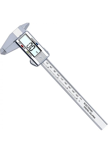 No.1 Stili mm LCD Dijital Elektronik Karbon Fiber Sürmeli Kumpas Ölçer Mikrometre Modeli Hassas Sürmeli Kumpas (Yurt Dışından)