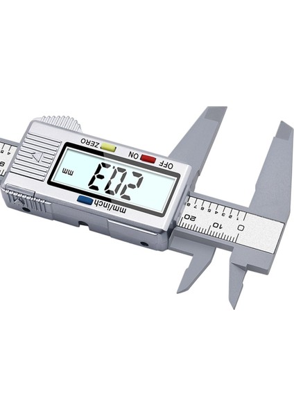No.1 Stili mm LCD Dijital Elektronik Karbon Fiber Sürmeli Kumpas Ölçer Mikrometre Modeli Hassas Sürmeli Kumpas (Yurt Dışından)
