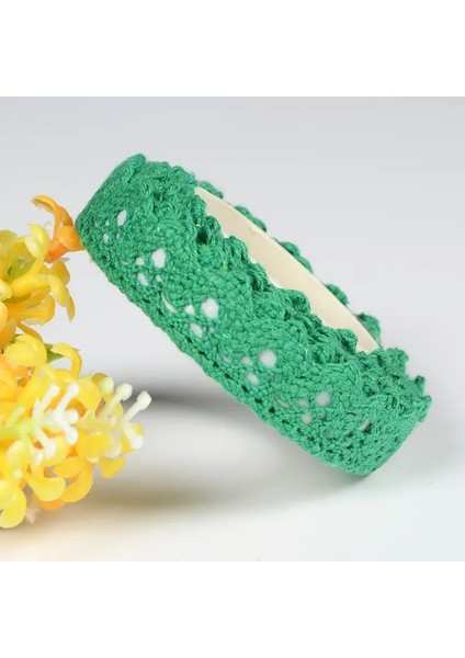 No.15 Tarzı 1 Adet Bantlar Yapışkanlı Kumaş Pamuk Dantel Bant Dıy Dekorasyon Için Kırtasiye Yapışkan Bantlar Hediyeler Tatil JD137 (Yurt Dışından)