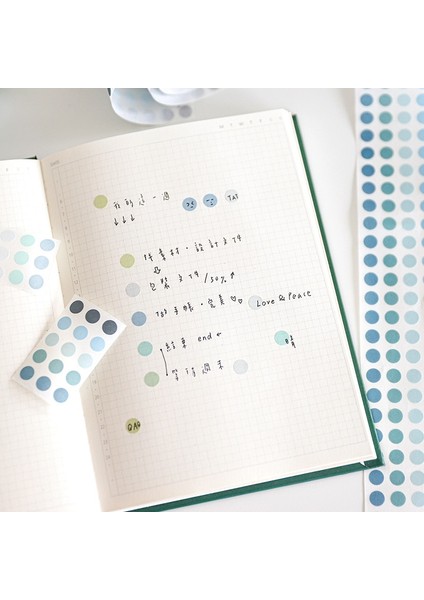 Ben Stil Washi Bant Renkli Nokta Çıkartmalar Günlüğü Albümü Scrapbooking Dekorasyon Dıy Etiket Çıkartmaları Okul Ofis Kırtasiye (Yurt Dışından) fırsatları
