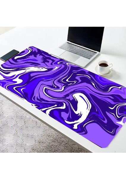 No.8 Tarzı Bilgisayar Mouse Pad Strata Sıvı Oyun Aksesuarı Mousepad Soyut Büyük Boy Mousemat Oyun Kauçuk Kaymaz Alt Halı (Yurt Dışından) fiyatları