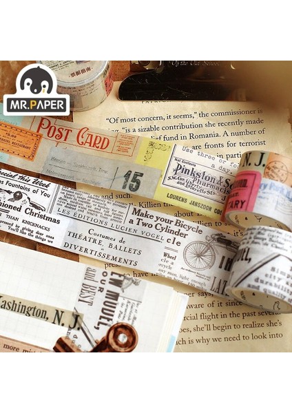 E Stili Mr.paper 8 Tasarım Mektubu Sevgilisi ve Kağıt Bant Reverie Doğaçlama Serisi Yaratıcı Dekorasyon El Kitabı Dıy Malzeme Bandı (Yurt Dışından) modelleri