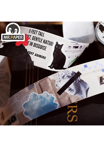 E Stili Mr.paper 8 Tasarım Mektubu Sevgilisi ve Kağıt Bant Reverie Doğaçlama Serisi Yaratıcı Dekorasyon El Kitabı Dıy Malzeme Bandı (Yurt Dışından) fırsatları