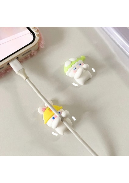 F Tarzı Artoon Kablo Sarıcı Kawaii Kablo Düzenleyici USB Şarj Aleti Veri Hattı Kablo Tutucu Kulaklık Duvar Kanca Askı Masa Düzenleyici (Yurt Dışından) indirimleri