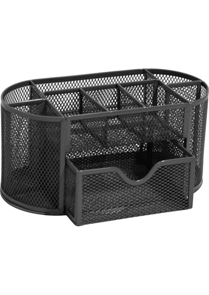 Kırmızı Stil Kalem Tutucu 9 Bölmeli Kalem Kutusu Masaüstü Metal Örgü Kırtasiye Malzemesi Çekmeceli Kutu Öğretmen Malzemeleri Organizatör (Yurt Dışından) fırsatları