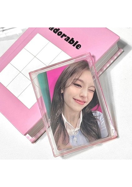 Sarı Stil Ins Akrilik Şeffaf Fotocard Tutucu Kore Idol Fotoğraf Koruma Kılıfı Temizle Fotoğraflar Ekran Fotoğraf Çerçevesi Küçük Kart Sahibinin (Yurt Dışından) fiyatları