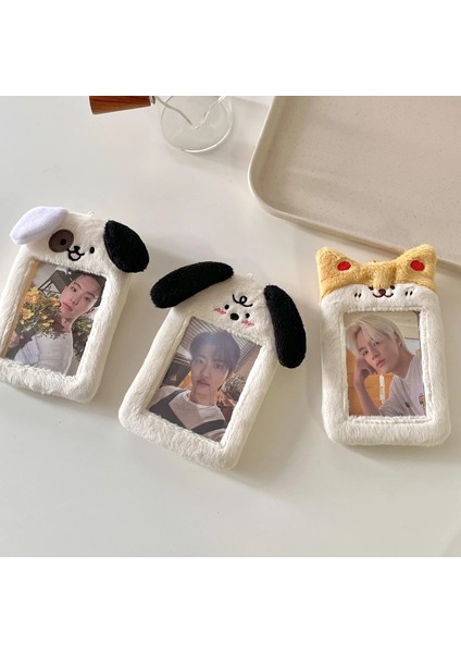 Anahtarlık Stilini Dahil Et Ute Kawaii Köpek Peluş Fotoğraflı Kart Sahibi Kredi Kimliği Banka Kartı Fotoğraf Otobüs Kartı Koruyucu Kılıf Fotoğraf Kollu Kırtasiye (Yurt Dışından) fiyatları