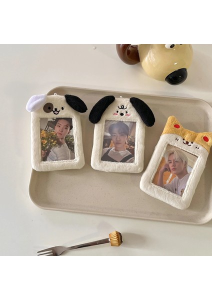 Anahtarlık Stilini Dahil Et Ute Kawaii Köpek Peluş Fotoğraflı Kart Sahibi Kredi Kimliği Banka Kartı Fotoğraf Otobüs Kartı Koruyucu Kılıf Fotoğraf Kollu Kırtasiye (Yurt Dışından) modelleri