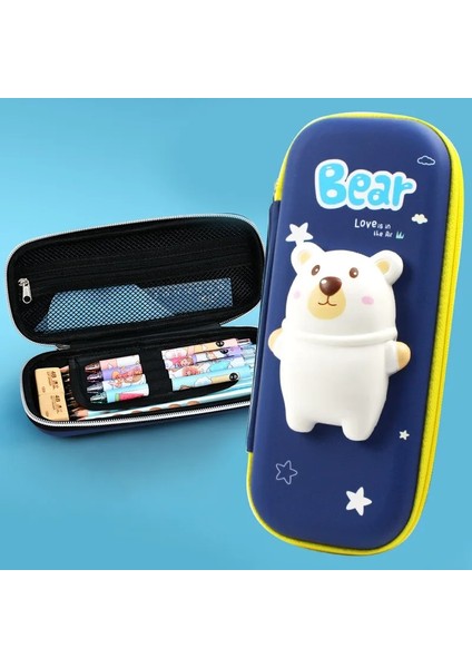 B15 Tarzı Dekompresyon Sevimli Kalem Kutusu Karikatür Hayvanlar Kalem Kutusu Öğrenci Eva Plastik Kırtasiye Kutusu Çocuk Kalem Çantası Okul Malzemeleri Hediyeler (Yurt Dışından)