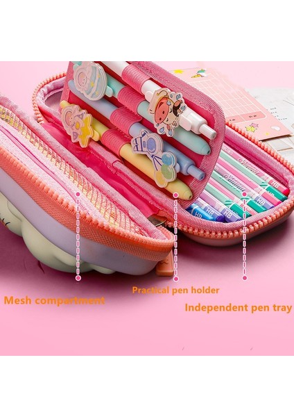 B15 Tarzı Dekompresyon Sevimli Kalem Kutusu Karikatür Hayvanlar Kalem Kutusu Öğrenci Eva Plastik Kırtasiye Kutusu Çocuk Kalem Çantası Okul Malzemeleri Hediyeler (Yurt Dışından) fiyatları