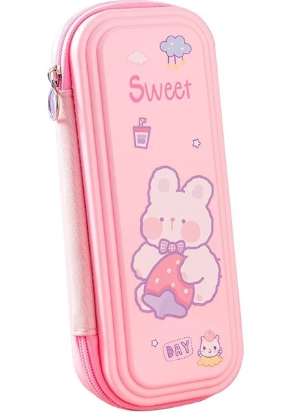 Siyah Stil Sevimli Kalem Kutusupencilcase Büyük Kapasiteli Uzay Kırtasiye Trousse Okul Malzemeleri Kalem Kutusu (Yurt Dışından) modelleri