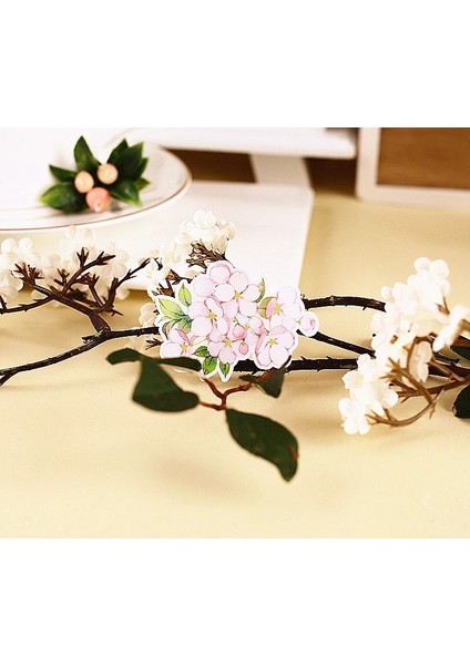 Japon Kiraz Çiçekleri Çıkartmalar El Sanatları ve Scrapbooking Çıkartmaları Kitap Öğrenci Etiketi Dekoratif Sticker Dıy Kırtasiye (Yurt Dışından) fırsatları
