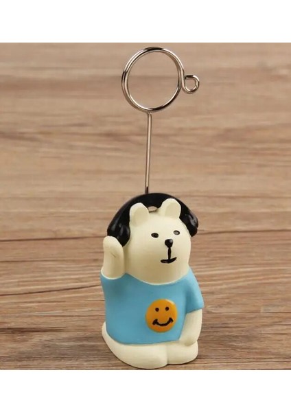 E Stili Sharkbang Kawaii Ekmek Kedi Reçine Not Tutacağı Klip Fotoğraf Kartı Standı Klasör Klipsi Dekoratif Klip Kawaii Kırtasiye (Yurt Dışından)