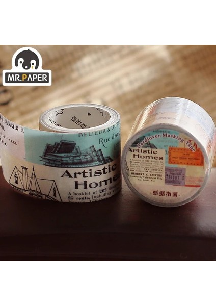 E Stili Mr.paper 8 Tasarım Mektubu Sevgilisi ve Kağıt Bant Reverie Doğaçlama Serisi Yaratıcı Dekorasyon El Kitabı Dıy Malzeme Bandı (Yurt Dışından) indirimleri