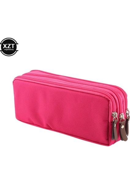 Bir Stil Ofis Okul Öğrencilerinin Okul Malzemeleri Kalemini Saklamaları Için Genişletilmiş Üç Katmanlı Kırtasiye Çantası ile Büyük Kapasiteli Kalem Kutusu (Yurt Dışından)