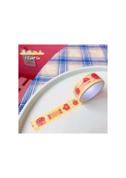 F Stili Olorful Karikatür Washi Bant Scrapbooking Kırtasiye Dekorasyon Okul Malzemeleri Sevimli Bant Günlüğü Çıkartmalar El Yapımı Malzeme (Yurt Dışından)